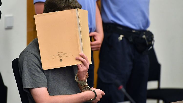 Silvio S. im Landgericht Potsdam.