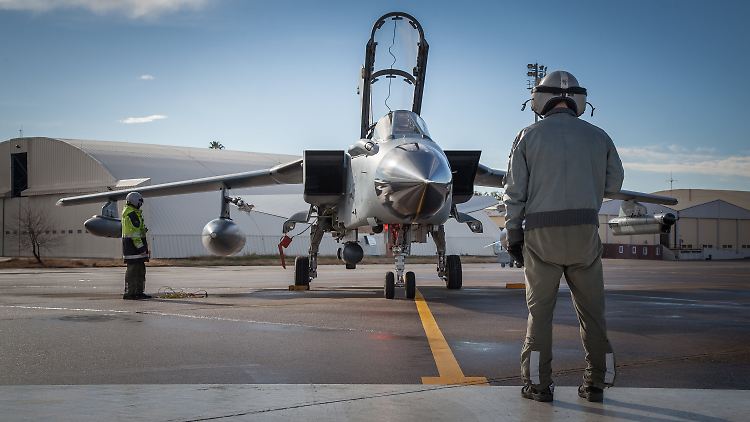 Ein Recce-Tornado der Bundeswehr-Luftwaffe in Incirlik.
