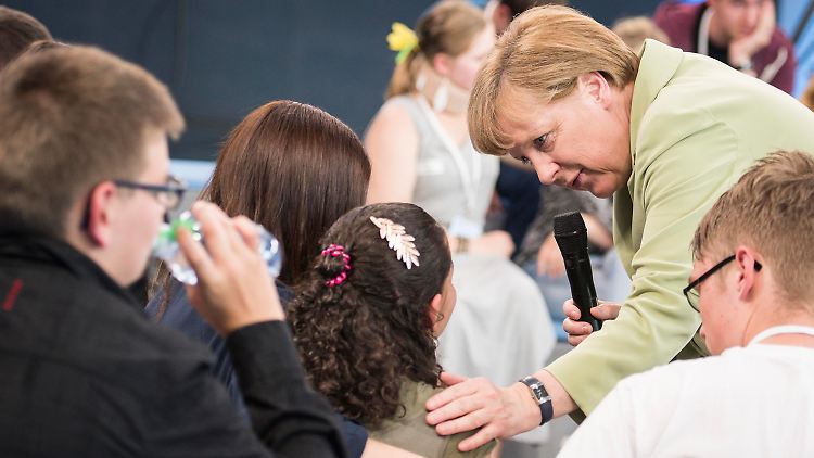Merkel sagte Reem schonungslos offen, dass nicht alle Flüchtlinge in Deutschland bleiben könnten.