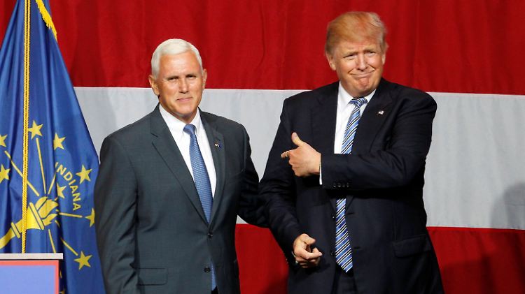 Mike Pence soll Trumps Mann sein.