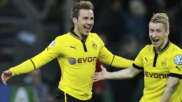 Können vielleicht bald wieder gemeinsam jubeln: Marco Reus und Mario Götze.