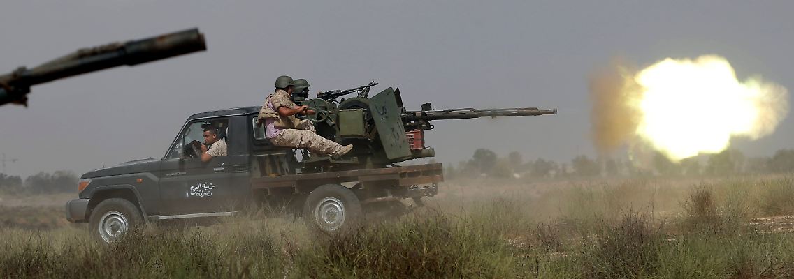 Nahe Sirte wird heftig gekämpft.
