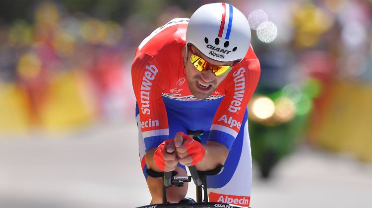 Ließ beim Zeitfahren die Konkurrenz hinter sich: Tom Dumoulin.