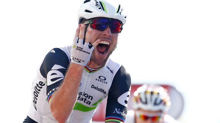Cavendish zeigt es an: Es war sein vierter Etappensieg bei der diesjährigen Tour de France.