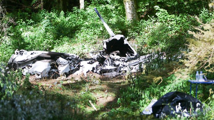 Das Flugzeug von Internet-Millionär Thomas Wagner war vor wenigen Tagen abgestürzt.
