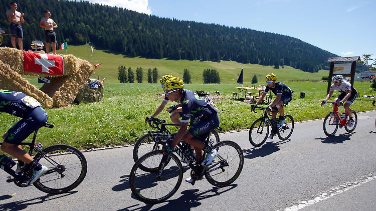 Die 16. Etappe der Tour de France führte das Peloton durch die Schweiz