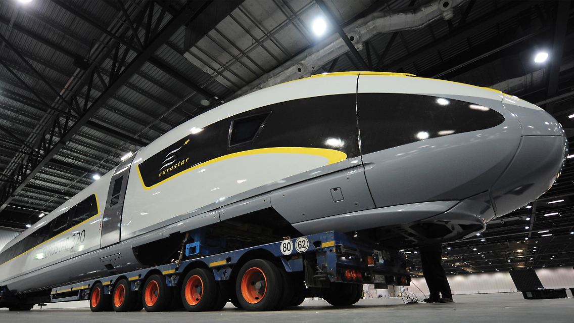 Der neue Eurostar ist bis zu 320 km/h schnell.
