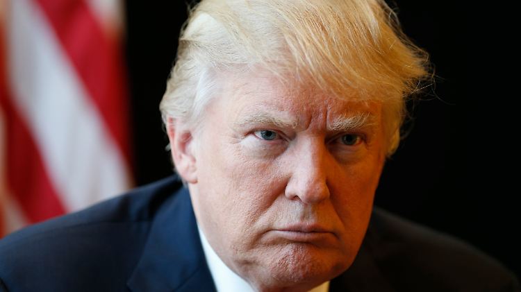 Ein gut gelaunter Donald Trump.
