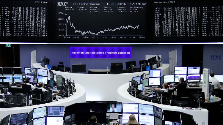 Bis zum Handelsschluss erholt sich der Dax nur minimal von seinem Tagestief.