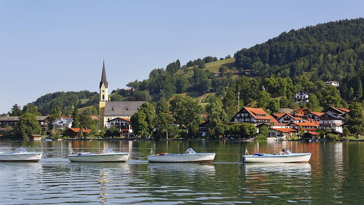 Der Schliersee ist ein idyllisches Naherholungs- und Urlaubsgebiet. 