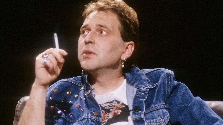 Baumann 1987, als in Talkshows noch geraucht werden durfte.