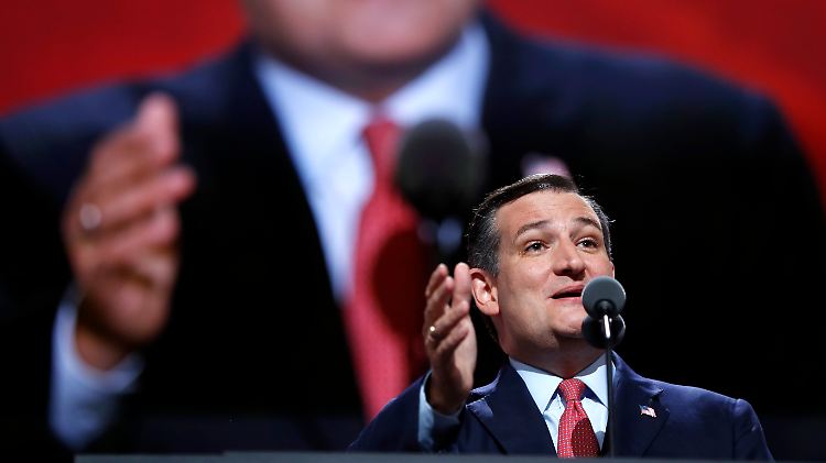 Daumen hoch für Ted Cruz? Das sehen viele republikanische Delegierte nach seinem Auftritt in Cleveland anders.