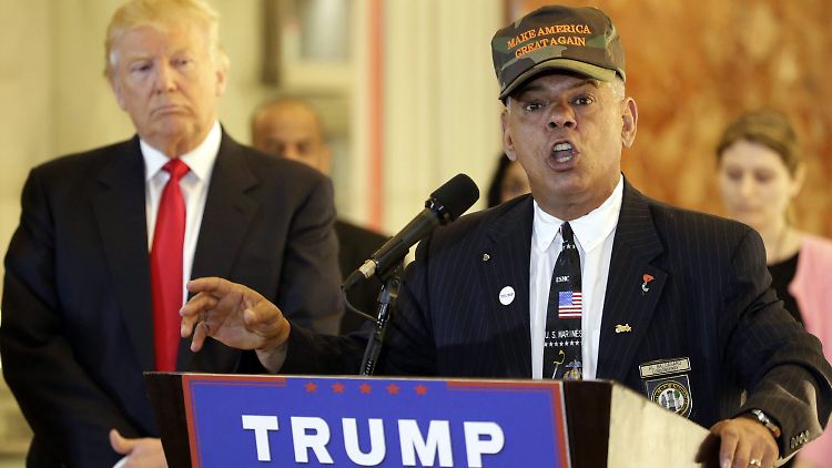 Al Baldasaro trat auf Trumps Veranstaltungen auf und beriet den Präsidentschaftskandidaten in militärischen Fragen. 