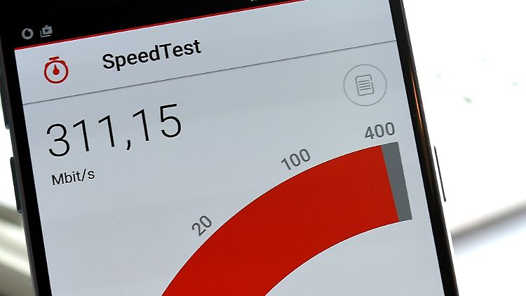 Mit 4,5G sind Übertragungsraten von deutlich mehr als 300 Megabit pro Sekunde möglich.