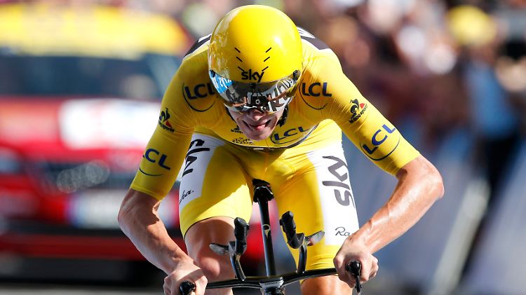 Chris Froome ist auch im Duell gegen die Uhr nicht zu schlagen.