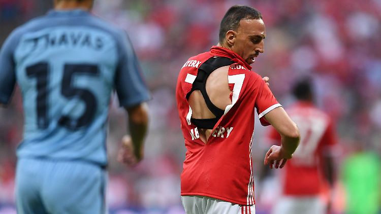 Voll motiviert, der Herr Ribéry.