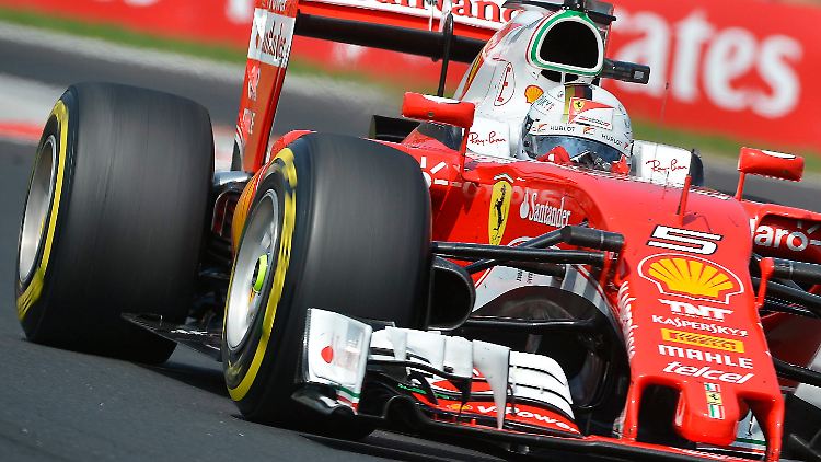 Noch sind Sebastian Vettel und Ferrari nicht da, wo sie gerne sein würden.