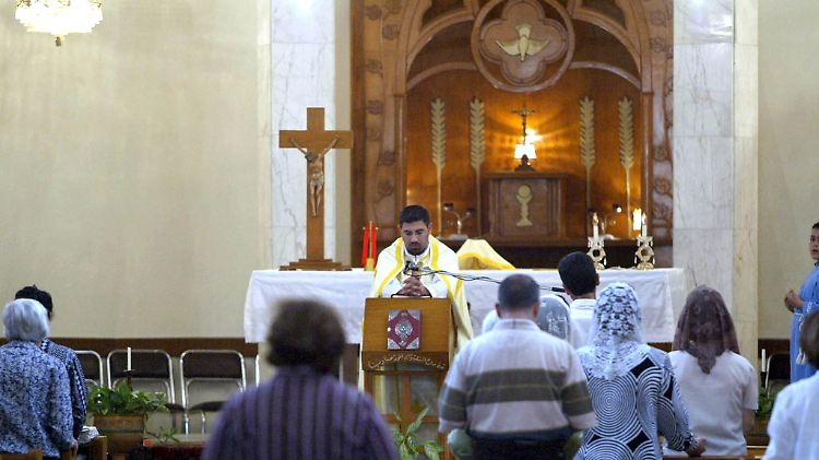 Gottesdienst in der Sajedat al-Nadschah-Kirche (Archivaufnahme).