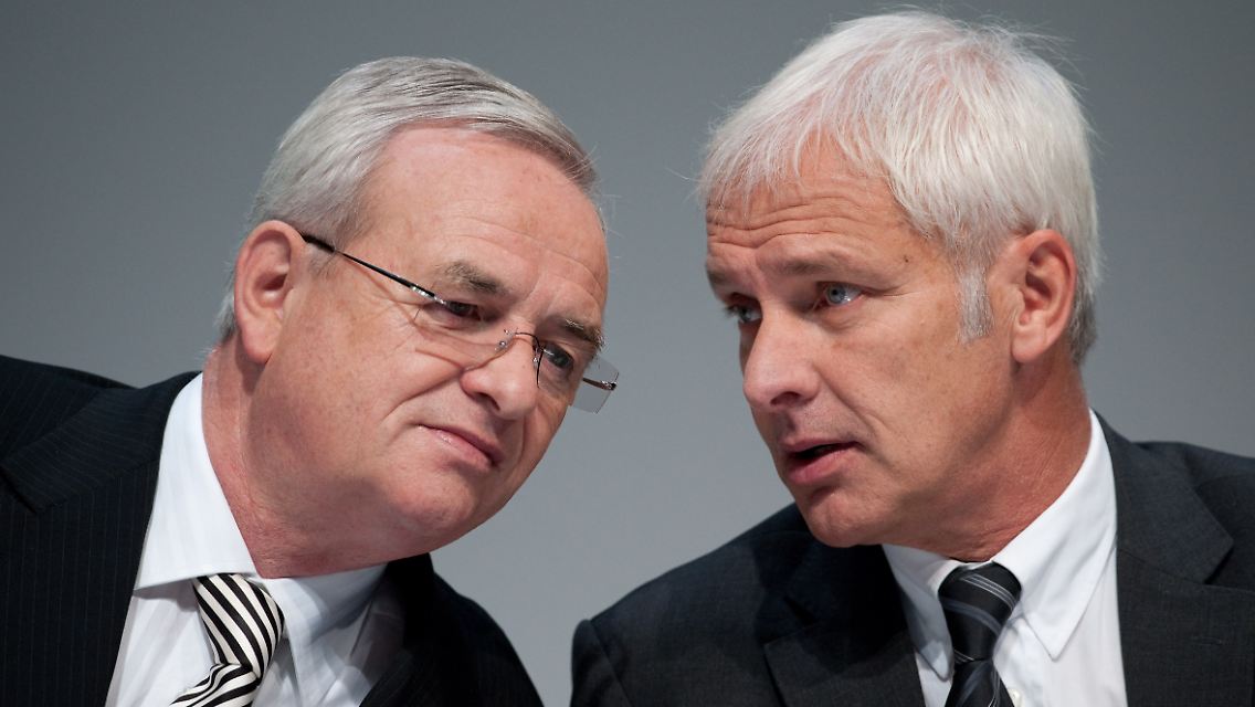 Unter Zeitdruck: Martin Winterkorn (links) und Porsche-Chef Matthias Müller.