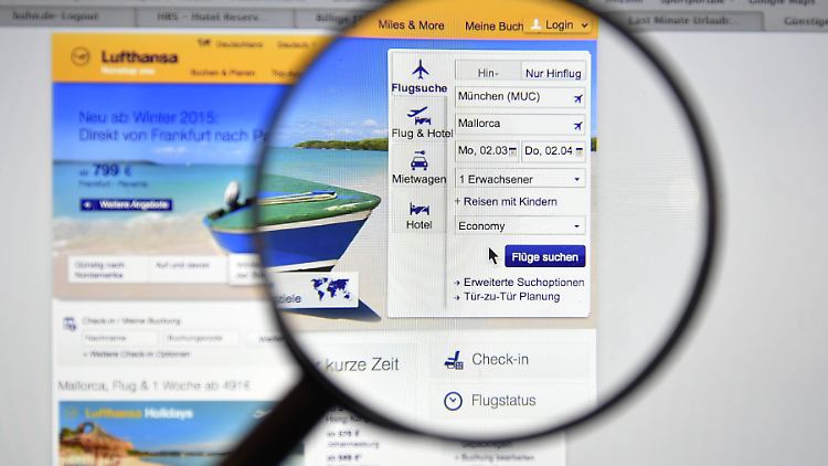 Onlinebuchungen bei den Airlines können billiger als bei Vergleichsportalen sein.