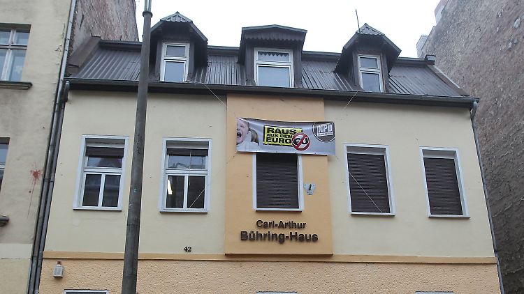 Die Parteizentrale der NPD in Berlin.