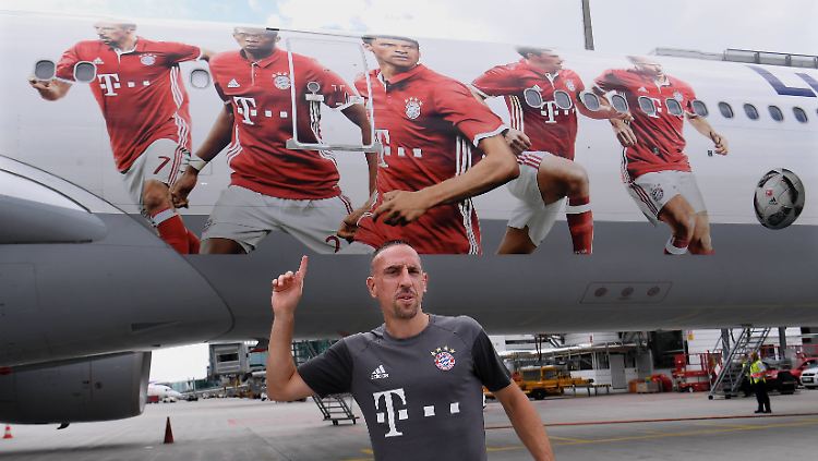 Franck Ribéry scheint der Abgang von Pep Guardiola in Richtung Manchester nicht zu stören.