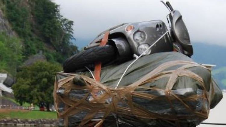 Auch auf seinen Motorroller wollte der 40-jährige Deutsche im Urlaub nicht verzichten.