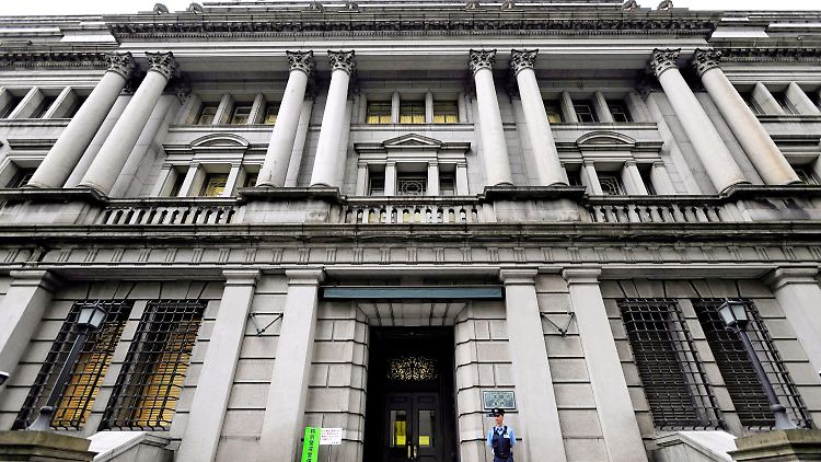 Die Zentralbank von Japan in Tokio.