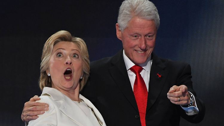 "Guck mal, Hillary, da sitzt der Bruder von Monica Lewinsky". 