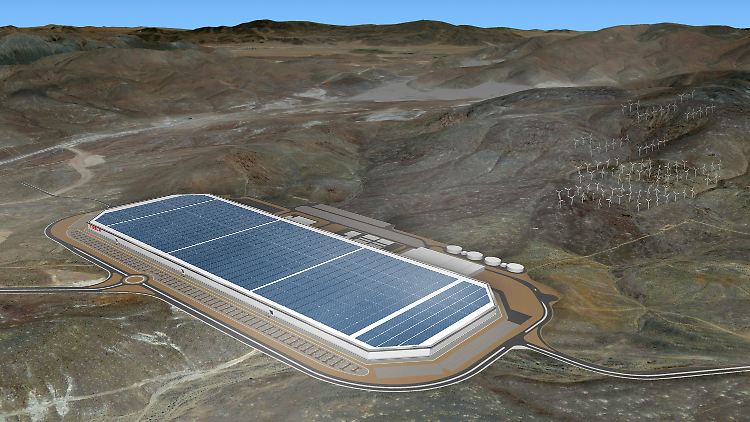 Großes Vorbild aus Amerika: die Tesla-Gigafactory. 