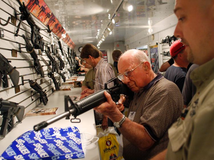 Alles, was das Herz begehrt: Treffen der National Rifle Association sind traditionell gut besucht.