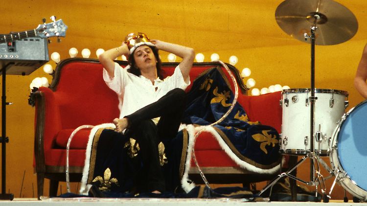 So kannten ihn viele: Rio Reiser 1986 als "König von Deutschland".