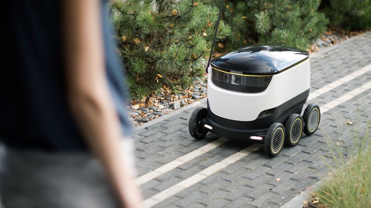 Der Paketdienst Hermes und der Handelskonzern Metro Group haben großes Interesse an den kleinen Lieferrobotern von Starship.