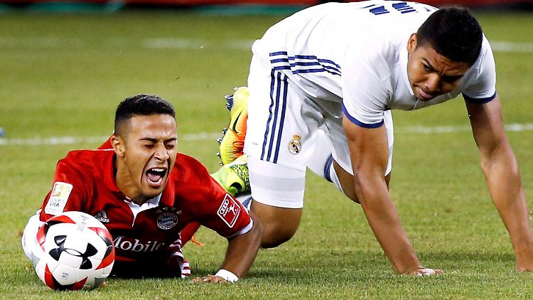 Thiago und Co. hatten vor allem in Halbzeit zwei einen schweren Stand gegen Real Madrid.