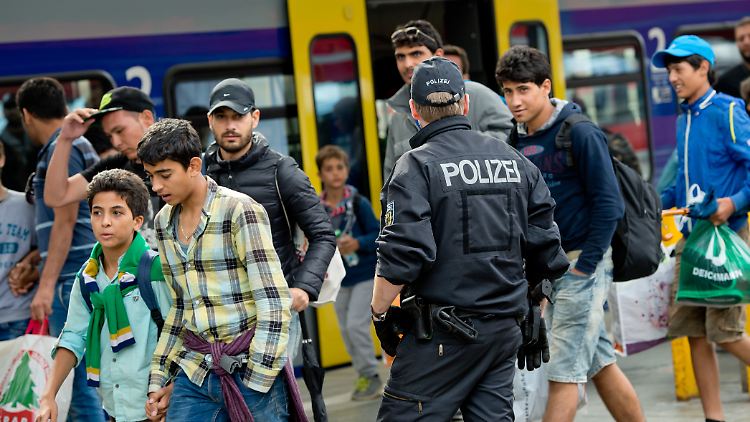 Ankunft am Münchner Hauptbahnhof im September 2015: Die meisten Flüchtlinge wurden in Deutschland zuerst registriert.