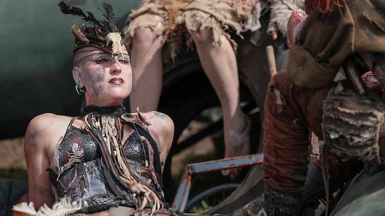 Schlammschlacht mit Stil - in Wacken geht das.