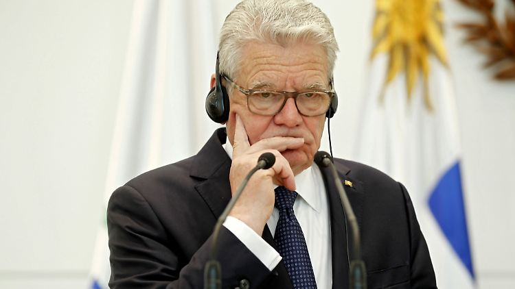 Bundespräsident Gauck (Archivbild) plagen Zahnschmerzen.