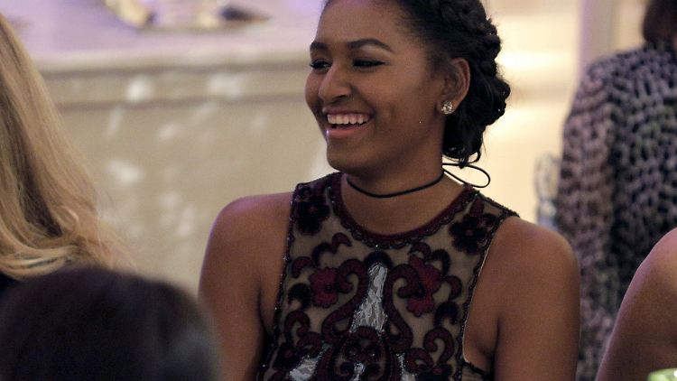 Sasha Obama ist den Rummel um sie schon gewohnt.