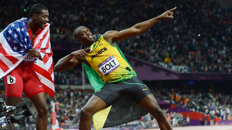 Usain Bolt ist bereit.