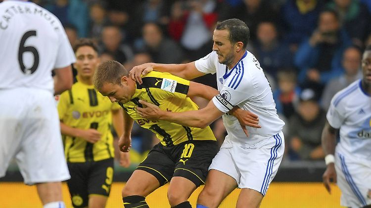 Mit einem 24-minütigen Einsatz feiert Mario Götze seine Rückkehr zum BVB.