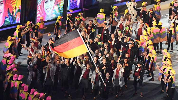 Die deutsche Mannschaft ist nach denen der USA und Brasilien die größte in Rio.