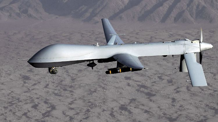 Das Bild der US-Air-Force zeigt eine Drohne vom Typ MQ-1 Predator.