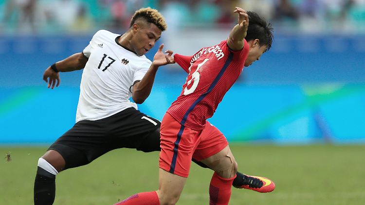 Gnabry trifft gegen Südkorea doppelt.