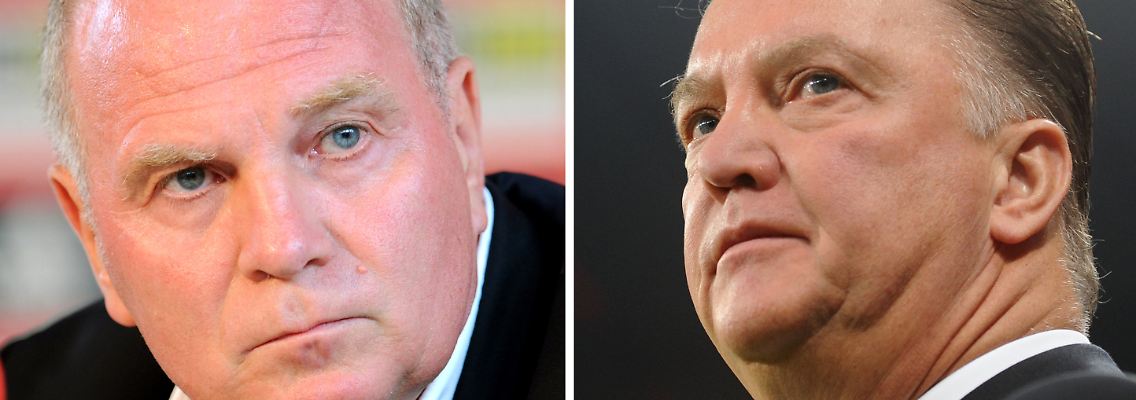 Alphatiere unter sich: Uli Hoeneß und Louis van Gaal.