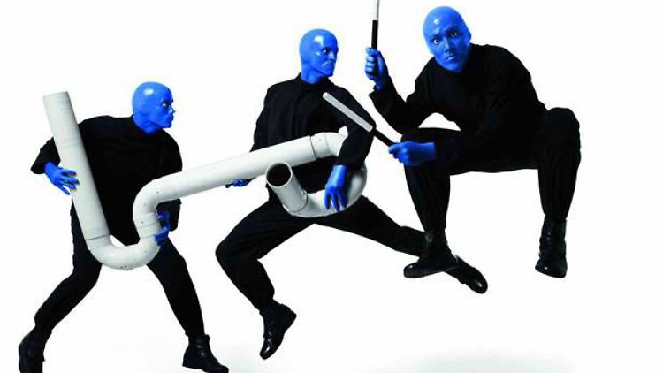 Einfach mal blau machen: Die "Blue Man Group".