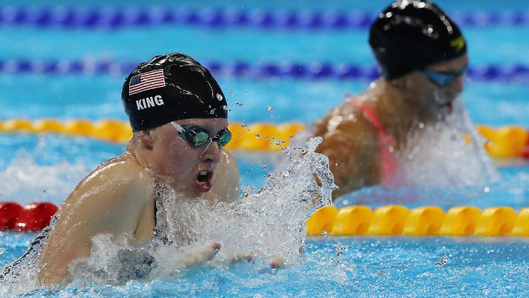 Lilly King verhinderte den Sieg der in Rio so umstrittenen Julia Jefimowa.