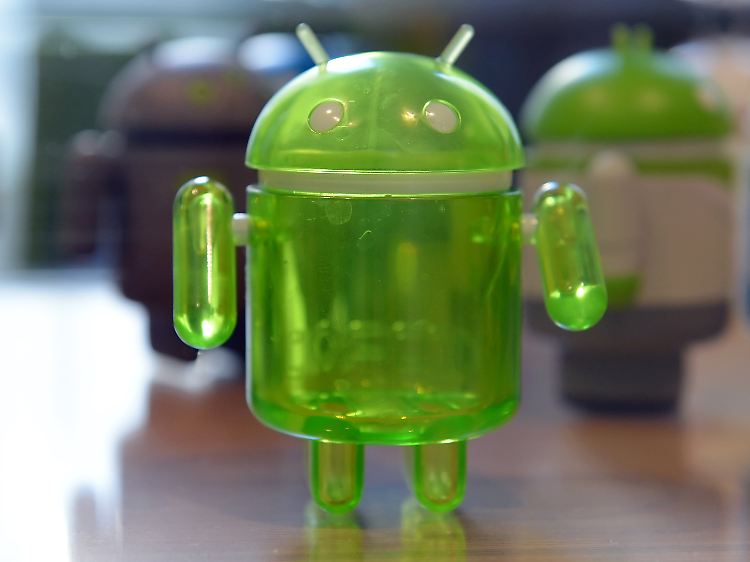 Ein Android-Männchen: Android ist ein Betriebssystem und eine Software-Plattform für mobile Geräte von Google.