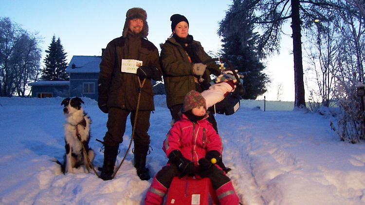 Auf nach Lappland, hieß es bei Familie Schimke.