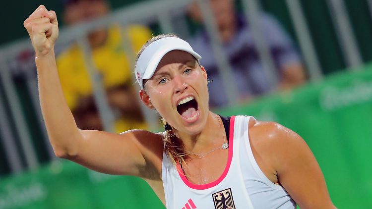 Kerber steht in Rio unter den letzten Acht.