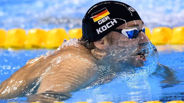Marco Koch nimmt die olympische Goldmedaille über 200 Meter Brust ins Visier.